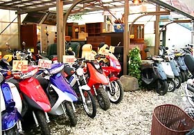 ピノキオにはバイク・自転車がいっぱい!